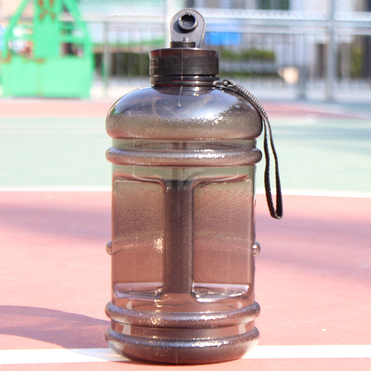 Large Capacity Sports Water Bottle with Straw 2200ml