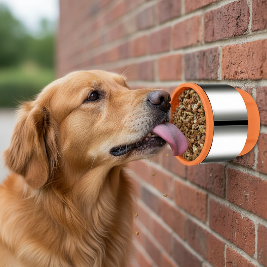 Slow Feeder Dog Bowl with Lick Mat