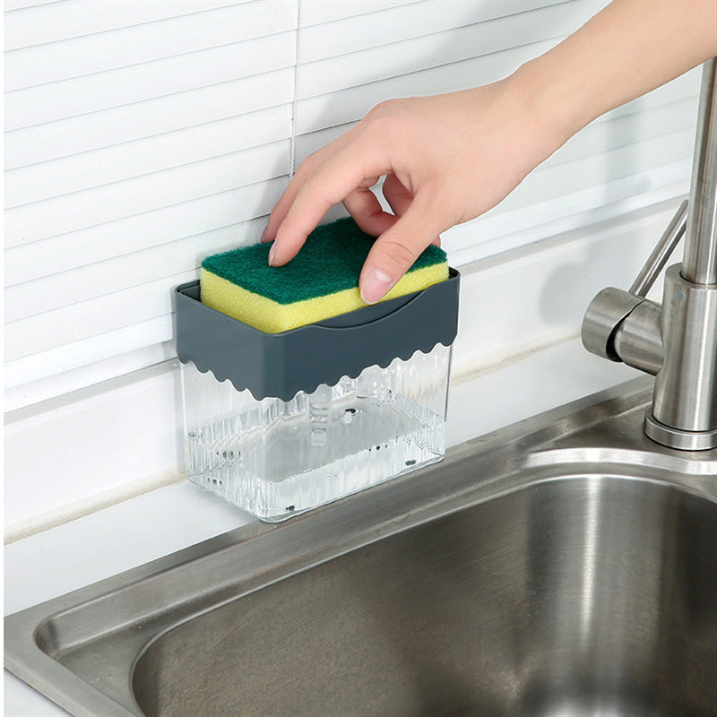 Automatic Press Soap Dispenser for Kitchen | Liquid Dispenser for Dish Cleaning