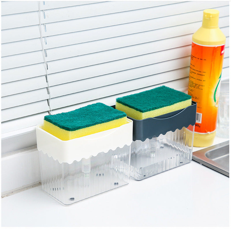 Automatic Press Soap Dispenser for Kitchen | Liquid Dispenser for Dish Cleaning